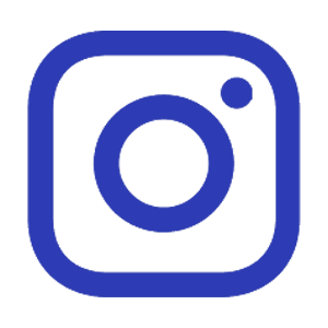 blue icon of camera