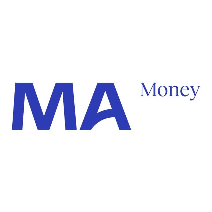 MA Money logo in blue